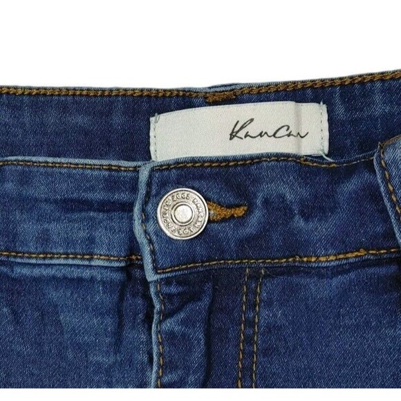 (FLAWS) Kancan Jeans Dark Wash Skinny Fit Dark Wash Stretch Womens Size 15/31 - Picture 12 of 15